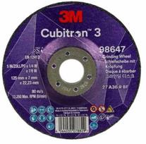 cubitron - 3M Šlifavimo diskas Cubitron 3 A36 R BF, 125 x 7 mm - 1 nuotrauka