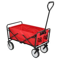 sulankstomas vezimelis - Sulankstomas sodo karutis Fancy Garden Tyrs, metalas, raudona sp., 145 l - 1 nuotrauka