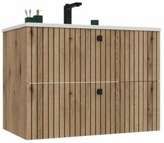 Vonios spintelė Tigo 80 2S, ąžuolo spalvos (Oak)