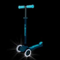 Globber paspirtukas Primo Plus Glow Lights, mėlynas (Blue)