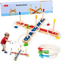medinis stalas - Lean Toys žiedų mėtymo žaidimas, LT - 1 nuotrauka