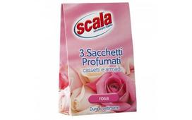 Scala kvapieji maišeliai stalčiams ir spintoms Rožė ir Našlaitė, 3 vnt.