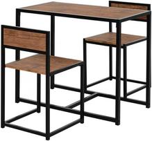 Homcom Valgomojo komplektas, rudas (Brown)