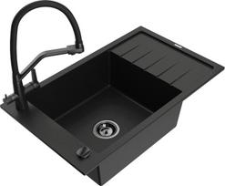 Mexen Elias Duo, granitas, 79.5 cm x 48 cm x 20 cm, Juodas (Black)