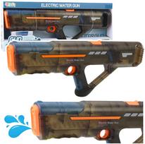 Lean Toys elektrinis vandens pistoletas 55 cm (Transparent Black)