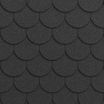 Bituminės čerpės Timbela B-BLACK, juoda sp.