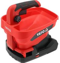 trasu barstytuvai - Akumuliatorinė sėjamoji/barstytuvas YATO YT-86704 18V su 2Ah baterija ir įkrovikliu - 1 nuotrauka