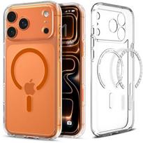 iphone 17 pro spigen - Spigen "Ultra Hybrid MagSafe" dėklas Apple iPhone 17 Pro Max - Skaidrus Oranžinis (Clear Orange) - 1 nuotrauka