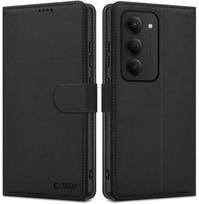 atverciamas telefonas - Tech-Protect Wallet dėklas Xiaomi Redmi 15 4G / 5G - Juodas (Black) - 1 nuotrauka