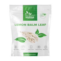 RAW POWDERS Vaistinių melisų ekstraktas (Lemon Balm) 300 mg, 120 kapsulių