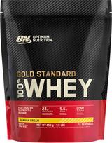 whey gold - OPTIMUM NUTRITION Gold Standard 100% Whey, Bananų (Banana Cream) - 450 g - 1 nuotrauka
