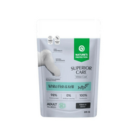 Nature's Protection Superior Care Baltas (White) Begrūdis su balta žuvimi ir kriliu, 85 g