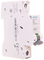Siemens Automatinis jungiklis 5SL6106-7, 1P, C6A, 6kA, 230V
