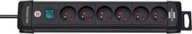 Brennenstuhl Premium-line 6GN 3m Juodas (Black)