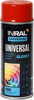 aerozoliniai dazai inral universal - Aerozoliniai dažai INRAL Universal RAL3020, kelininkų raudona (Traffic Red), blizgūs, 400 ml - 1 nuotrauka