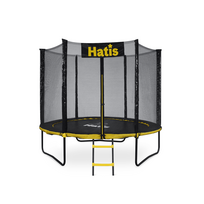 apsauginiai tinklai - Batutas Hatis, 244 cm, su tinklu, su kopėčiomis - 1 nuotrauka