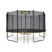 batuto tinklas - Batutas Hatis, 425 cm, su tinklu, su kopėčiomis - 1 nuotrauka