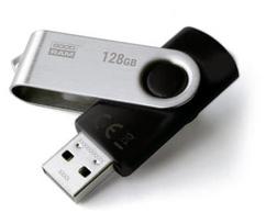 atmintine 128gb usb 2.0 - Goodram UTS2 128GB Black (Juodas) - 2 nuotrauka