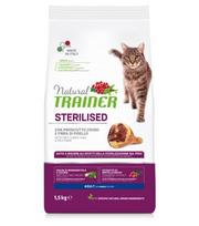 Natural Trainer Cat Adult with Ham sausas maistas su kumpiu sterilizuotoms katėms : Pakuotė sausas maistas - 1.5 kg