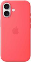 iphone 17 silicone case - Apple iPhone 17 Silicone Case with MagSafe - Ryškiai Guava (Bright Guava) - 1 nuotrauka