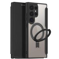 Dux Ducis 'Skin X Pro' atverčiamas dėklas Samsung S24 Ultra Juodas (Black)