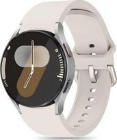 watch 4 pro - Tech-Protect silikoninė apyrankė Samsung Galaxy Watch 4/5/5 Pro/6/7/FE Smėlinė (Beige) - 1 nuotrauka