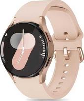 watch 4 pro - Tech-Protect silikoninis dirželis Samsung Galaxy Watch 4/5/5 Pro/6/7/FE Caffe Latte (Bežinė) - 1 nuotrauka