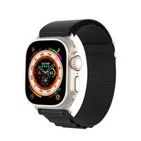 apple watch se 2 - Dux Ducis Sport Buckle Strap for Apple Watch Ultra / 9 / 8 / 7 / 6 / SE / 5 / 4 / 3 / 2 / 1 (42/44/45/49 mm), juodas (Black) - 1 nuotrauka
