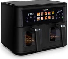 karsto oro gruzdintuve - Tristar Double Basket Air Fryer FR-9075 2500 W 9 L Juodas (Black) - 1 nuotrauka