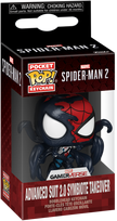 spider man 2 - FUNKO POP! Raktų pakabutis: Marvel - Spider-Man 2 - Advanced Suit 2.0 (Symbiote Takeover) - 1 nuotrauka