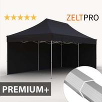 Prekybinė palapinė Zeltpro PREMIUM+, 4x6 m, Juoda (Black)