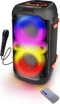 nesiojama kolonele - Esperanza EP156 BT FM LED RGB KARAOKE garsiakalbis Juodas (Black) 20W - 1 nuotrauka