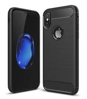 Huawei P40 Lite dėklas Carbon Lux juodas