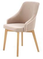 Halmar Toledo Chairs Honey Oak Beige 2pcs