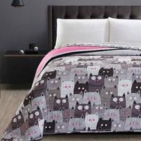 DecoKing Cat Invasion Bedcover 170x270