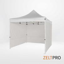 Zeltpro PROFRAME prekybinė palapinė, stogas ir sienos (4 vnt.), 3x3 m, balta (White)