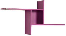 Sieninė lentyna Kalune Design RAF-04-UU-1, violetinė sp., 50 cm x 100 cm x 18 cm
