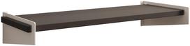 Sieninė lentyna ADRK Ovo, balta sp./juoda sp., 10 cm x 23.5 cm x 60 cm