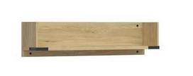 Sieninė lentyna Lara S463-POL/120-JBE, šviesiai ruda sp., 28 cm x 117 cm x 23.5 cm