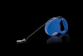 suns pavadeliais - FLEXI New Classic XS Cord 3 m mėlynas (Blue) automatinis pavadėlis - 1 nuotrauka