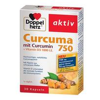 Doppelherz aktiv Curcuma 750 mg kapsulės N30
