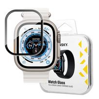fulla - Wozinsky Full Glue Acrylic Glass for Apple Watch 49mm 9H Full Screen with Black Frame - 1 nuotrauka