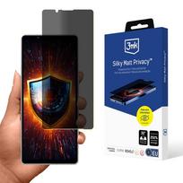 matte screen protector - 3mk Silky Matt Privacy Privacy Screen Protector for Sony Xperia 5 V - 1 nuotrauka