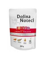 DOLINA NOTECI Premium Junior Bogata W Serca Wołowe Karma Dla Psa 0,3 kg