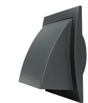 isorines groteles - EUROPLAST ND10FVA, išorinės ventiliacijos grotelės, antracito (Anthracite) - 1 nuotrauka