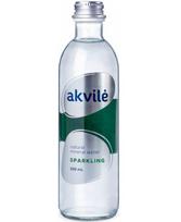Lengvai gazuotas natūralus mineralinis vanduo AKVILĖ, 330 ml