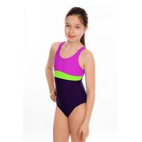 Aqua-speed Emily Junior pink-purple maudymosi kostiumėlis (44290) (Rožinė spalva, 134 cm dydis)