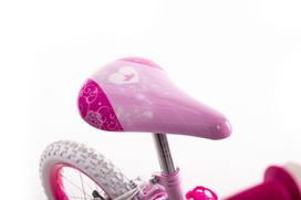 senukai dviraciai - Huffy Princess 14" Bike - vaikiškas dviratis, rožinė / balta - 6 nuotrauka