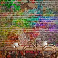 Fototapetas - Rainbow Wall
