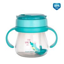 CANPOL BABIES puodelis su uždaromu šiaudeliu 250ml 56/517